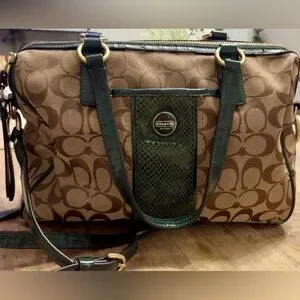 Coach | Bags | Coach Signature Canvas Satchel Style F24884 | Poshmark